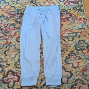 Free People‎ Movement Womens  Work It Out Jogger Pants Pale Blue
